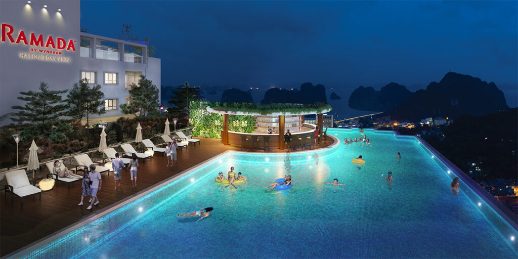 tiện ích hạ long bay view bể bơi vô cực